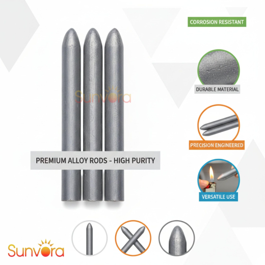 3PCS Aluminium Rod