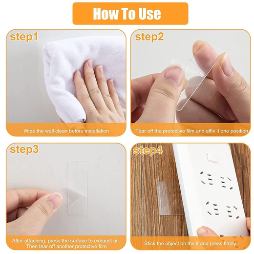 Waterproof Double-Sided Stick Adhesive Stickers (60Pcs) - Image 4