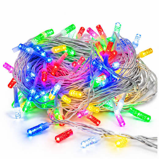 35M Cylinder Multicolour String Light (126 Bulb) (Print 60M) ✨ - Image 4