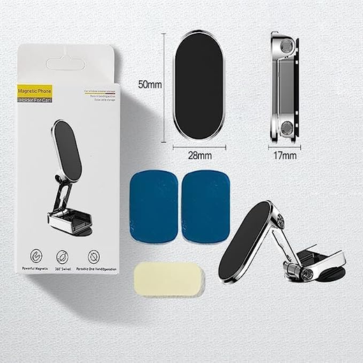 Foldable Magnetic Car Phone Holder - Image 4
