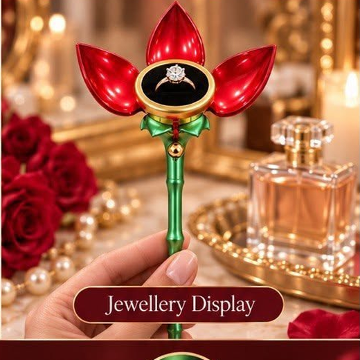 Rose Shape Ring Holder - Image 4