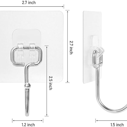 TRANSPERANT Self-Adhesive Hooks - Image 3