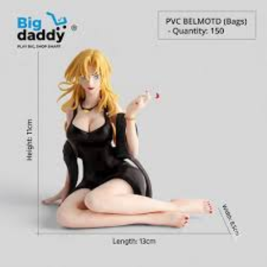 Matsumoto Rangiku Figure Black Dress 13cm