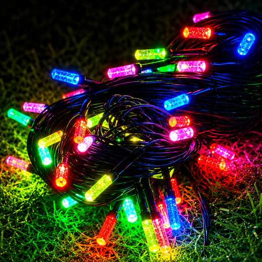 30M Sugarcane Multicolour String Light 62 Bulb (Print 50M) ✨