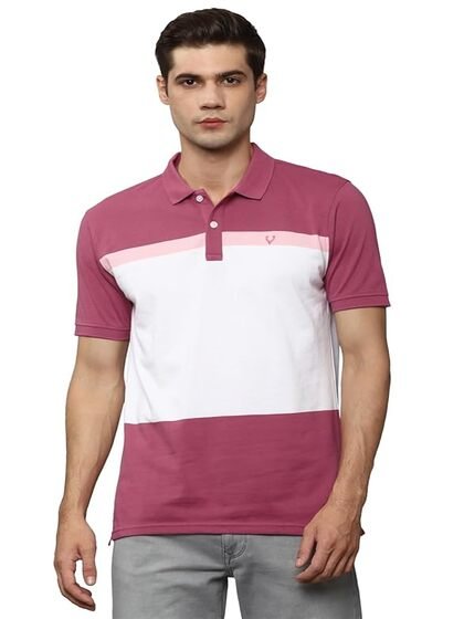 Allen Solly Men's Cotton Regular Fit Polo T-Shirt