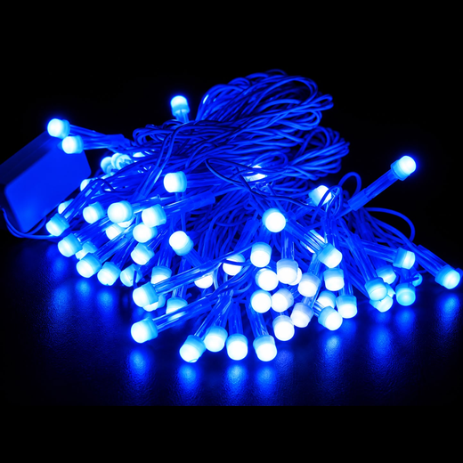 20M Pixel Blue String Light (68 Bulb) (8 MM) (Print: 30M) ✨