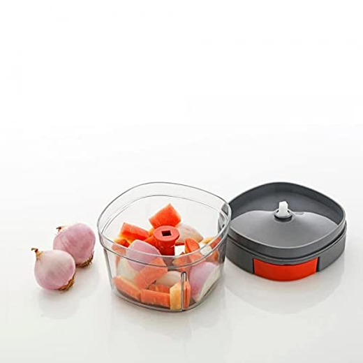 Square Shape Manual Handy Chopper (600ML) - Image 3