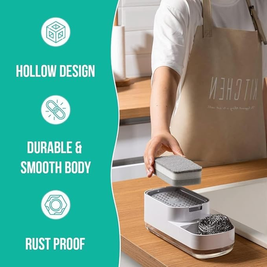3 in 1 Liquid Soap Dispenser - Image 2