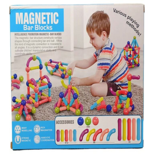 36 PCS MAGNETIC BAR BLOCKS - Image 4