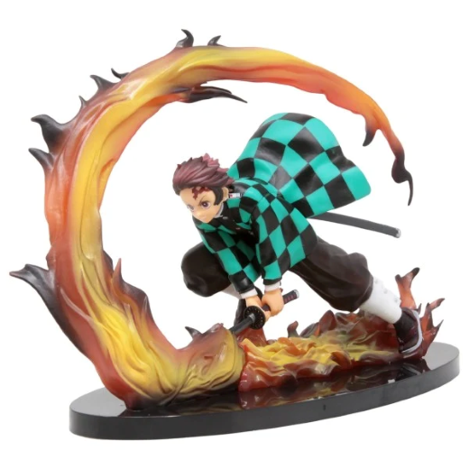 Tanjiro Hinokami Kagura Flame Effect PVC Figure - Image 3