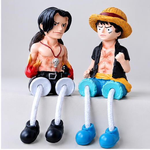 Ace & luffy leg hangings showpiece - Image 2