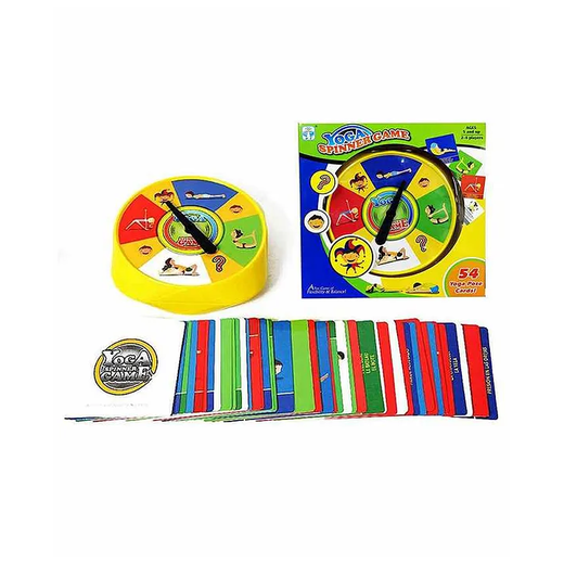 Yoga Spinner Game - Exercise Physical Activity with 54 Pose Card for Kids - Image 4