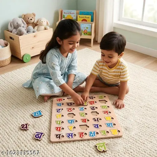 Hindi Varnamala Wooden Puzzle - Image 4