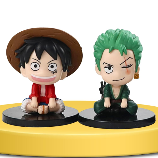 Zoro sitting fiqure with bottle ( pack of 2) net price 130 - Image 2