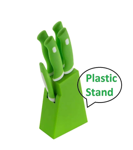 Green Knife Plastic Stand - Image 3