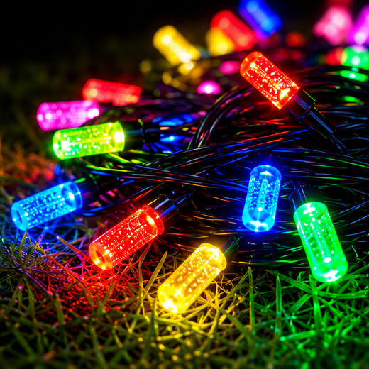 30M Sugarcane Multicolour String Light 62 Bulb (Print 50M) ✨ - Image 4