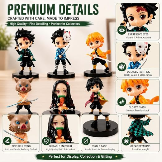 Demon slayer 7cm wala fly set - Image 3