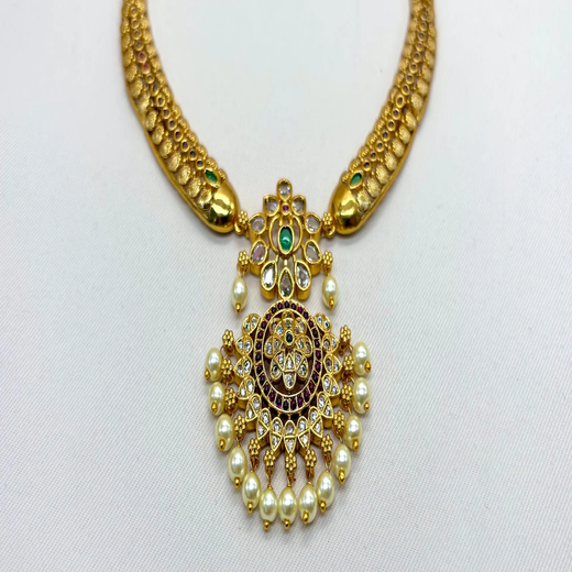 Gold Kanti Necklace - Image 2