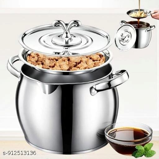 Steel Oil Strainer Pot - Image 2