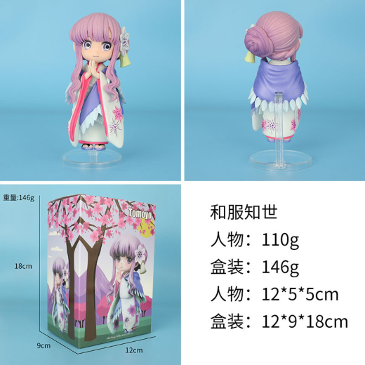 Mini cute Sakura standing fiqure