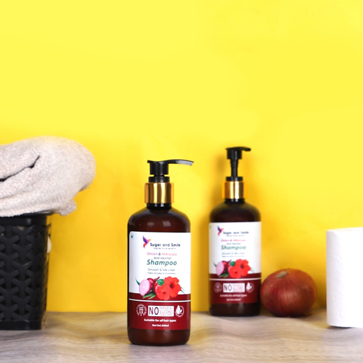 onion and hibiscuss anti hairfall shampoo - Image 2