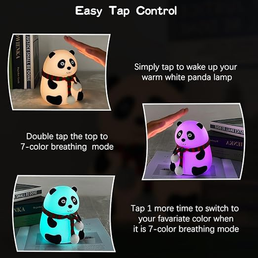 Panda Silicone Night Light - Image 2