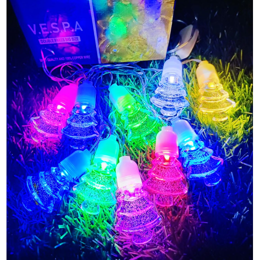 Big Crystal Multicolour Tree String Light (10 Bulb) ✨