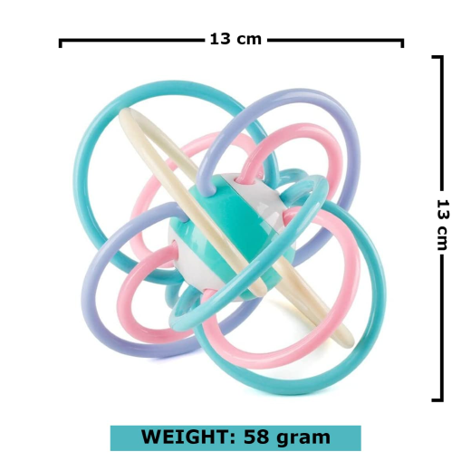 Baby Rattle Teether Ball Loopi Toy - Image 3