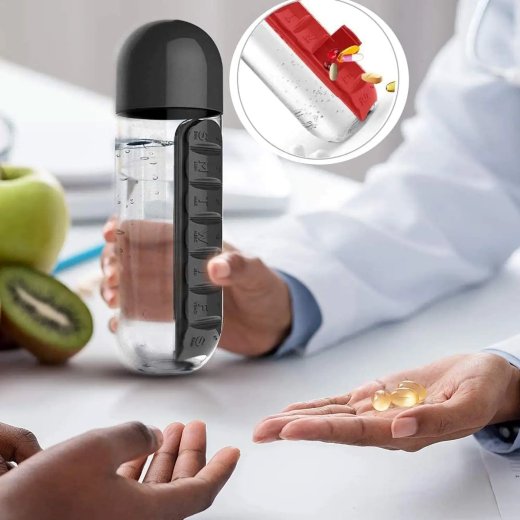 Pill Bottle With Pill Organizar