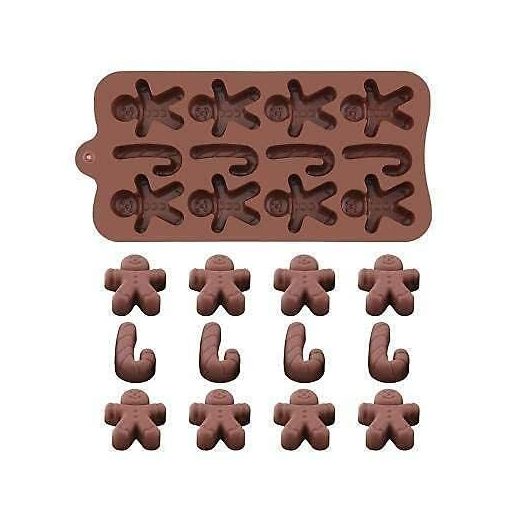12 Cavity Christmas Design Shape Chocolate Mould - Image 2