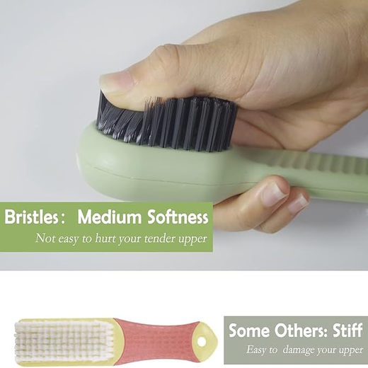 Shoe Cleaning Soap Dispensing Cleaning Brush - Image 4