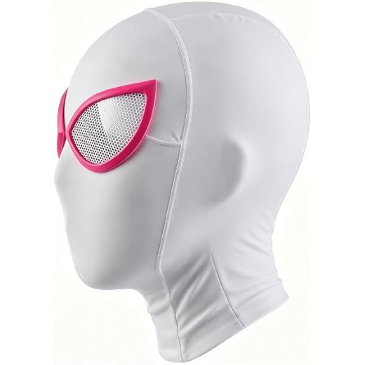 New White Spidy Anime Cosplay Cloth Mask - Image 3