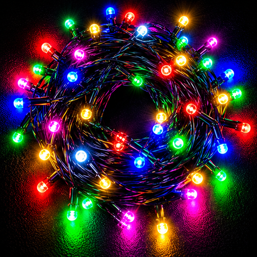 20M Multicolour Remote LED String Light (80/68 Bulb) (Print 25M) ✨ - Image 4