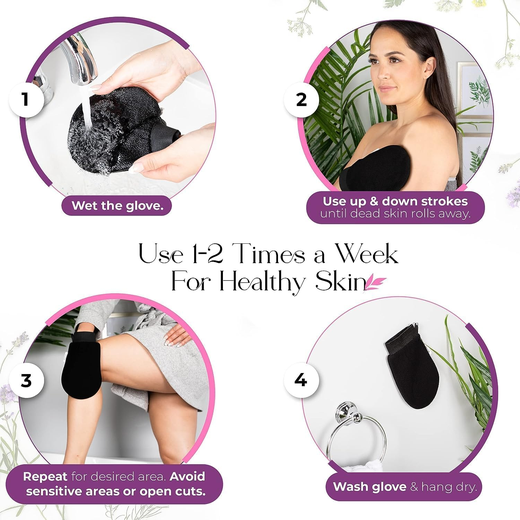 Dead Skin Remover Bath Gloves - Image 4