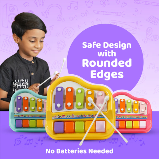 FLYI 2 in 1 Piano Xylophone (3+ Years)