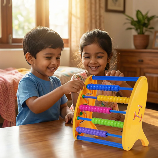 FLYI Abacus, lacing and tracing Kit for Kids (3+ Years)