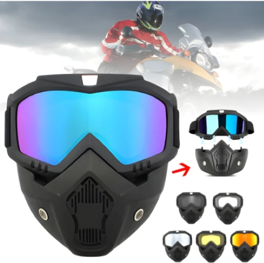 Motorcycle Goggle Face Mask