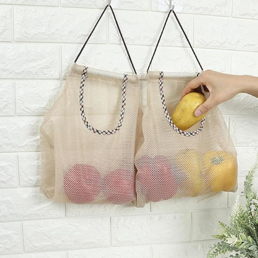 Cream Mesh Bag - Image 2
