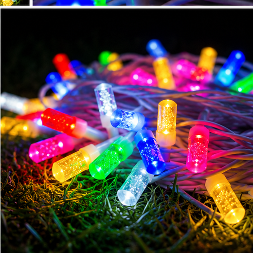 60M Cylinder Multicolour String Light 220 Bulb (Print 100M) ✨ - Image 4