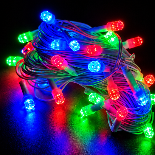 15M Diamond Multicolour String Light (42 Bulb) (Print: 20M) (5402no.)✨