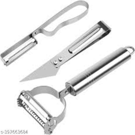 3 Pc Steel Peeler