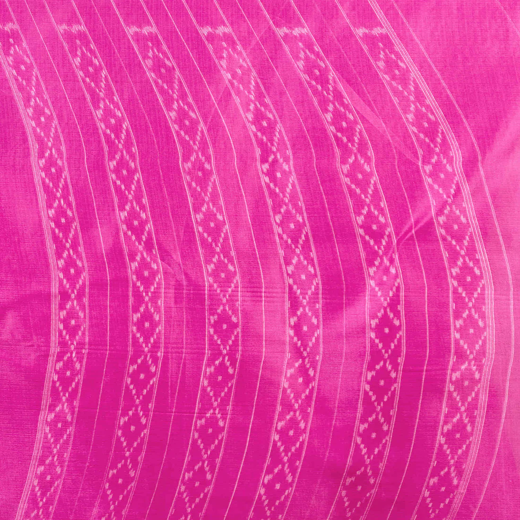 Pink Bhagalpuri Silk Printed Saree - Image 3