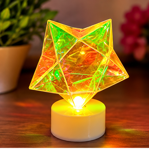 24 Piece Box Rainbow Colour Star Design LED Candle 🕯️ - Image 2