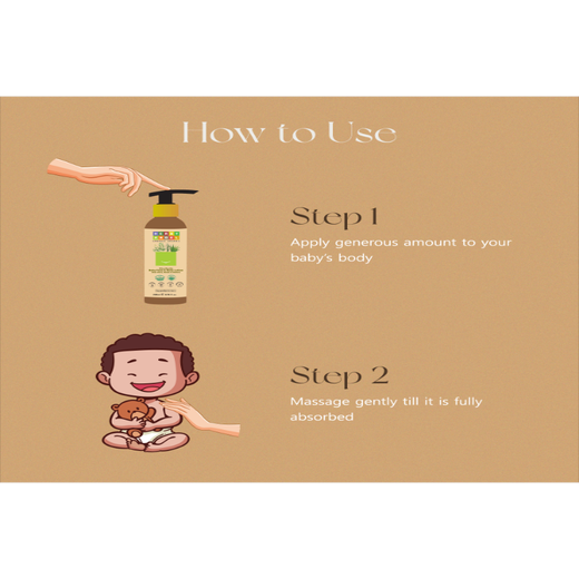 Ultra Gentle Baby Face and Body Lotion with Aloe Vera, Neem & Ushira | Organic Ingredients | Ultra-Gentle | Non-Greasy | Nourishing Lotion - Image 3