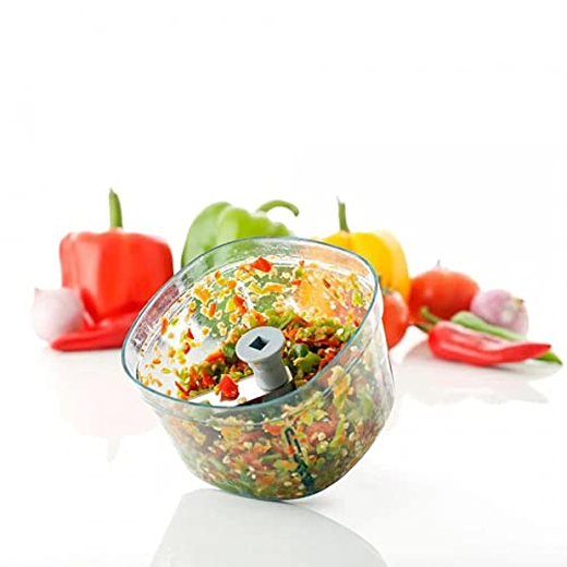 Square Shape Manual Handy Chopper (600ML) - Image 2