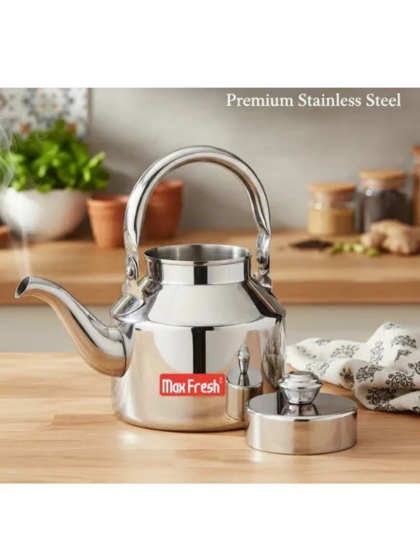 MAXFresh Authentic Indian Chai Kettle (Stainless Steel) - Image 3