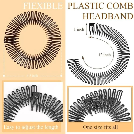 PLASTIC FULL CIRCLE STRETCH FLEXIBLE COM... - Image 3