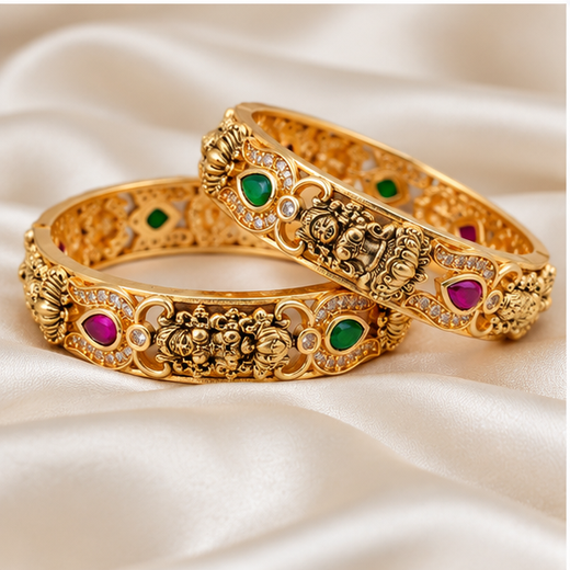 Bangles lotus flower & Laxmi Devi - Image 3