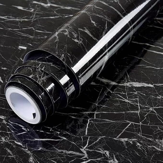 Black Marble Foil Paper