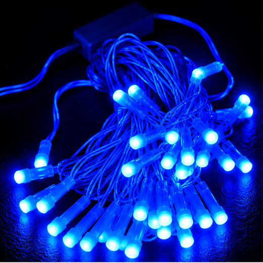 11M Pixel Blue String Light (36 Bulb) (5 MM) (Print 15M) ✨